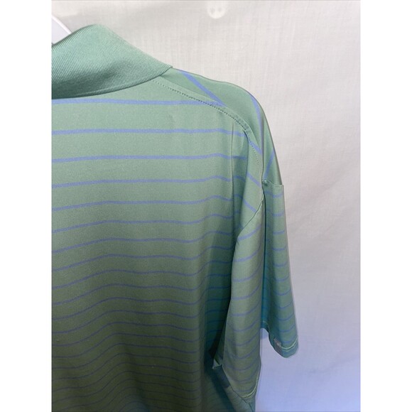 Ralph Lauren RLX Polo Shirt Men’s Size XL Mint Green Striped Golf Tennis Walking - Picture 10 of 12